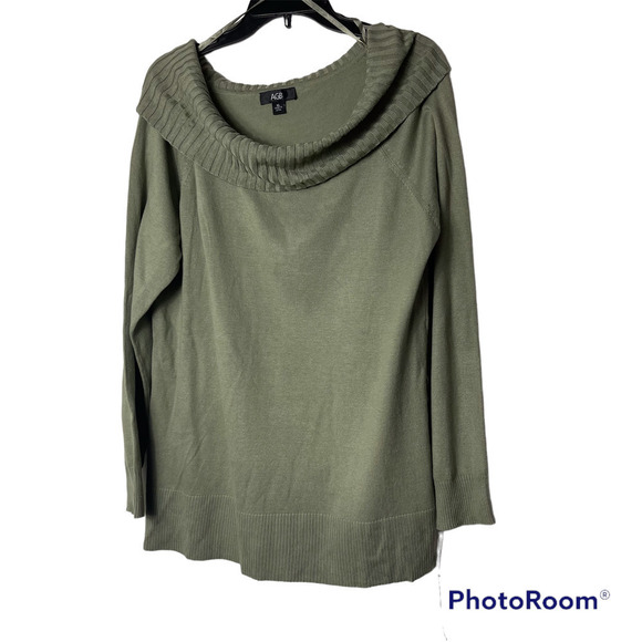 NWT Women's Cold Shoulder Sweater By AGB Macys Store Size XL - Picture 1 of 8